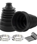 Two Pack CV Boot Kit With Four Stainless Steel Clamps And Six Cable Ties, Silicone CV Joint Boot Set for Shaft Size 19mm to 24mm