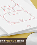 Block Those Dreaded Seasonal Drafts Dead In Their Tracks With This 30 Pack Of Eva Foam Outlet Insulator Pads, showing pre-cut design templates.