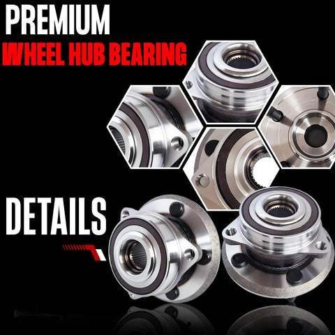Front Wheel Bearing Assembly 513324 for 2011-2021 Grand Cherokee and 2011-2023 Durango With 5 Lug Bolt Pattern details
