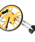 Fabater Distance Measuring Wheel with yellow wheel and foldable handle, designed for accurate distance measurement.