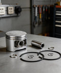 Complete 46mm Piston Kit Replacement For PB580H PB580T Engines With Piston Pin And Rings Exact Fit, Easy Install Pro Grade