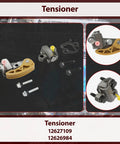 2.0L Turbo Timing Chain Kit With Intake And Exhaust VVT Cam Sprockets For 2013-2023 GM Vehicles tensioner components