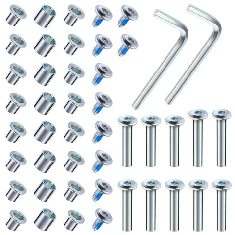 Inline Skates Axle Spacer Screws Replacement Kit With Allen Wrenches For Roller Blades Durable Alloy Spacers