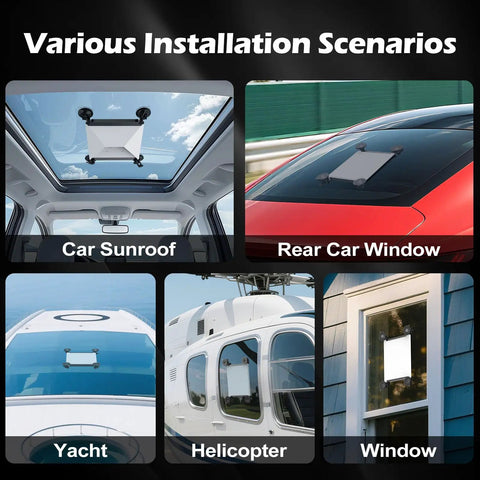 Starlink Mini Mount With Locking Suction Cup And Anti Shake Tech No Assembly For Car RV Boat Easy Three Second Install On Sunroof Or Windows Scratch Resistant Starlink Mini Accessories