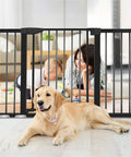 Extra Wide Baby Gate For Stairs And Doorways Fits 29.93 To 51.5 Inches 30 Inches High Auto Close Walk Through Safety Gate