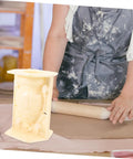 Person crafting with Roman Column Balustrade Mold For DIY Concrete Projects, Lightweight And Easy Release, 8.26 x 5.90 x 5.51 Inches