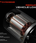Hella Tough Front Windshield Wiper Motor With 5 Pin Connector For Ford F150 F250 Expedition 1997 To 2007 close-up of motor internals showing copper windings.