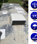 RV Roof Sealant Tape Waterproof 4 Inch By 16.4 Foot Repair Tape Weatherproof UV Resistant Sealing applied on RV roof