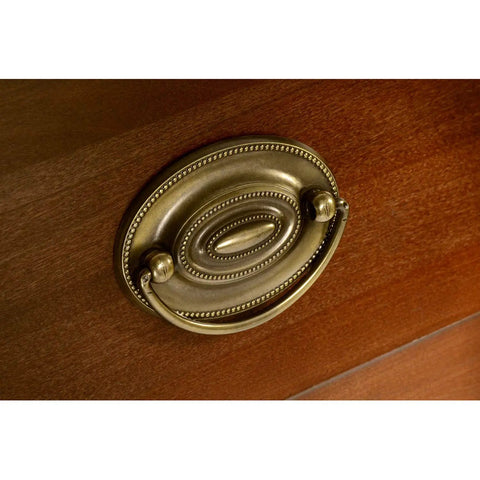 Oval Dresser Pulls Set, Two And A Quarter Inch Center To Center, Antique English Finish, 10 Pack, Vintage Style Cabinet Hardware