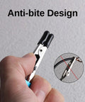 Close-up of anti-bite clip design on Magnetic Soldering Helping Hands With Strong Base And Flexible Separate Arms Pro Grade Soldering Aid