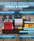 Beast Mode Eight Hundred Watt Lawn Mower Blade Sharpener And Bench Grinder With Nine Inch Ceramic Grinding Wheel for precise sharpening features.