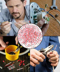 Assorted uses of 150 Piece Solder Seal Wire Connectors Kit With Red Heat Shrink Tubing For Automotive And Electronics AWG 22-18