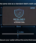 Slim RFID Blocking Card Pack Of 5 For Men And Women Shields Your Wallet From Contactless Debit And Credit Cards Passports And NFC Scans