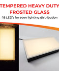 4x8 Inch Paver Light With 2700K Warm White Glow, Glare Free Driveway And Walkway LED Brick Light, IP67 Waterproof