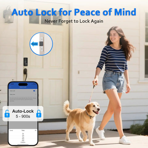 Foolproof Smart Door Lock Deadbolt Featuring Slick Keyless Entry And Smartphone App Control Auto Locking Mechanism Easy Install Matte Black Ready To Roll