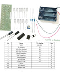 Dual Chip Soldering Kit For Electronics Beginner Noob Friendly Practice Set With NE555 Timer, CD4017, LEDs, and components