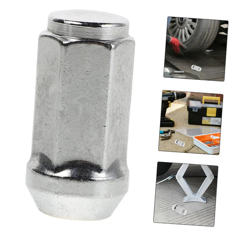 Heavy Duty Chrome Plated Steel Lug Nuts Seals Anti Rust Wheel Bolt Kit For Auto And RV Secure Fit Replacement Accessories Assorted Washers, chrome steel lug nut