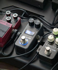 GP-5 Ultra Compact Multi Effects Processor With NAM IR Loader for gig ready guitars on pedalboard with other effects