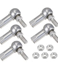 Top Shelf Cs8 Angle Ball Joint With M5x0.8 Right Hand Thread Ball Socket End Fitting 5 Piece Kit, metallic ball joints with right hand threads.