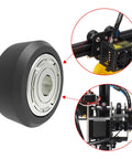 Four POM V Slot Wheels with Bearings 15mm Outer Diameter 5mm Inner Hole for Your 3D Printer V Slot Guide Wheel Setup Fits Ender 3 Pro V2 CR Series Tevo Tarantula Laser Engraver