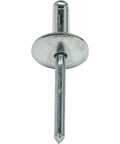 Beefy Large Flange Pop Rivets Three Sixteenth Inch By One Quarter Inch Aluminum Body Steel Mandrel Fifty Pack Heavy Duty Dome Head