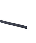 Close-up of One Quarter Inch Black Shock Cord For Dope Outdoor Use Marine Grade Polyester Bungee With UV Resistant Jacket 500 Foot Spool