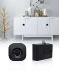 Fingerprint Cabinet Lock Biometric Keyless Privacy For Hidden File Drawers And Wardrobes, USB-charged lock in front of cabinet