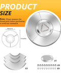 Patio Heater Reflector Shield 33 Inch Aluminum Top Replacement Part For Propane Outdoor Heaters Boosts Heat Distribution Weatherproof And Cuts Fuel Use
