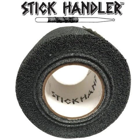 Professional Drumstick Grip Tape Pack Features Soft Cotton Gauze Wrap For Killer Stick Control And Lockdown Feel On Drums Hella Comfortable Percussion Gear Black Ten Bundle, roll view.