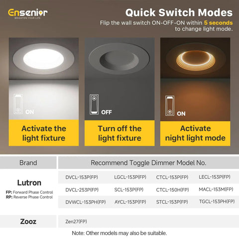 Top Shelf 12 Pack 5 And 6 Inch 5Cct Led Recessed Downlights Featuring Smooth Glowy Upgrade And Zero Glare Night Light For Hassle Free Ceiling Retrofit Vibes
