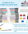 TP-300-A Terminal Test Probes Kit For GM Vehicles No Damage Circuit Testing Gear displayed with 26 pieces and plastic box
