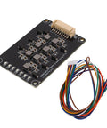 8S Inductive Balancer For Lithium Battery Packs Featuring A 1.2 Amp Chip, 170x57mm PCB with connector and wires.