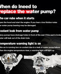 Water Pump Thermostat Kit Drop In Direct Replacement For 2013 2020 Encore And 2011 2016 Cruze 2016 Cruze Limited 2012 2020 Sonic And 2013 2020 Trax L4 1.4L Turbo Engine Premium Quality with warning signs text