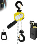 Half Ton Lever Chain Hoist Come Along With G80 Chain 10 Feet Lift Portable Manual Hoist 1100 Lbs Capacity Heavy Duty Chain Block