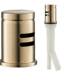 Dishwasher Air Gap In Brushed Gold Kit That Prevents Backflow And Keeps Dishes Clean No Nonsense Installation 9 Inch Overall Height