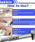 Steps to use Premium Quality Badass 7 And 10 Inch Forstner Bit Extension Set With 3/8 Inch Hex Shank for woodworking.