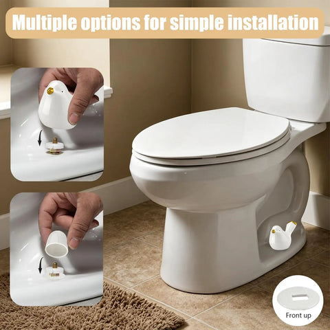 Sleek Ceramic Bird Toilet Bolt Covers Straight Up Upgrade Your Bathroom Vibe With Dope Rust Proof Screw Cap Decor for easy installation.