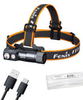 Beefed Up 2700 Lumen Headlamp with USB-C rechargeable power, 90 degree spotlight, wide flood light, industrial grade build