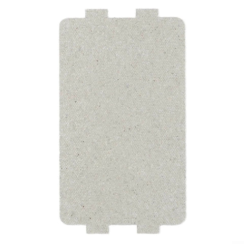 Set Of 5 Microwave Waveguide Cover Plates With Mica Sheets For Home Use, rectangular mica sheet cover plate in view.