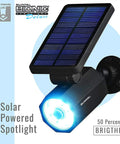 Deluxe Solar Spotlight With Motion Sensor Outdoor LED Light For Garden And Landscape Waterproof Weather Resistant