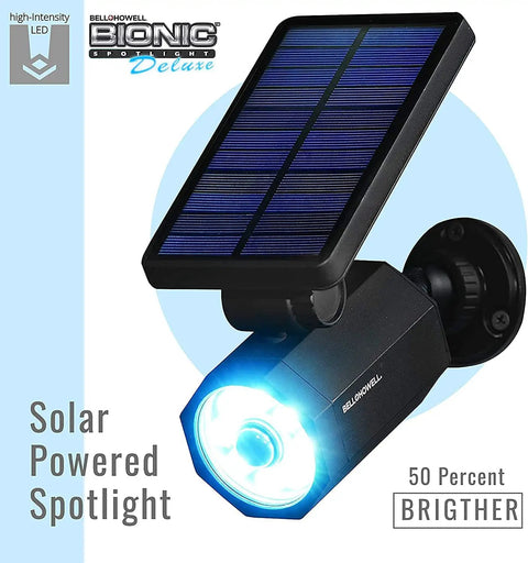 Solar Powered Led Spotlight With Motion Sensor For Solid Backyard And Patio Lighting Runs On Free Sun Power And Tough Weatherproof Build To Deliver Reliable After Dark Glow Smooth To Mount Without Calling Out An Electrician Or Breaking The Bank