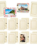 Twenty Pack Unfinished Wooden Picture Frames For 4X6 Photos Super Solid Sweet Stack For Diy Crafts And Wall Displays Premium Material featuring various frame styles.