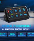 Beefed Up 8 Gang Switch Panel For Truck RV Offroad Marine With Multifunction Toggle Momentary Flash Strobe Pulsed Switch