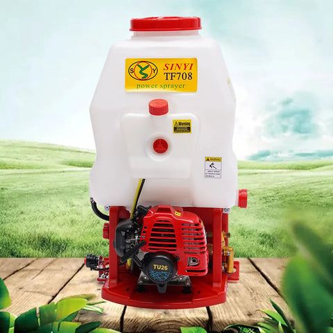 Pro Grade Backpack Sprayer Fogger For Pest Control, 26cc 2 Stroke Gas Powered Mister Duster with 20L tank, outdoor use.