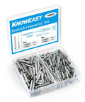 50 Pairs Size 16 DT Deutsch Pin Connector Kit With Nickel Plated Solid Contacts For Ride-Ready Automotive Wiring