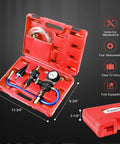 Cooling System Vacuum Purge Kit For Cars Trucks And SUVs Universal Pneumatic Coolant Refilling Tool Set with adapter and hoses