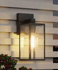 Top Shelf Wall Mounted Exterior Lighting Fixture Featuring Slick Rustproof Housing And No Sweat Weather Sealing For Outdoor Porch Light Sconce Patio Yard Projects on white siding.