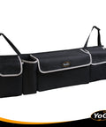 Durable Hanging Trunk Organizer for SUV With Four Pockets Waterproof Backseat Storage Solution Easy Install And Versatile Car Cargo