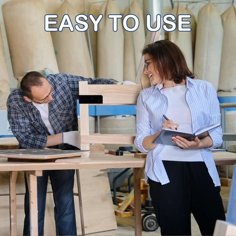 Four Pack Heavy Duty Three Way Right Angle Workbench Brackets For 2x4 Wood Actual 1.5 By 3.5 Inches DIY Custom Work Table Support Kit With Screws For Sturdy Builds And Quick Setups