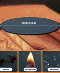 20 Inch Fire Pit Mat For Tabletop Grills And Stoves Triple Layer Fireproof Heat Resistant Under Grill Pad Waterproof